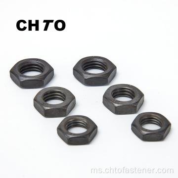 ISO8675 Gred 05 Black Oxide Finish Hex Thin Nuts